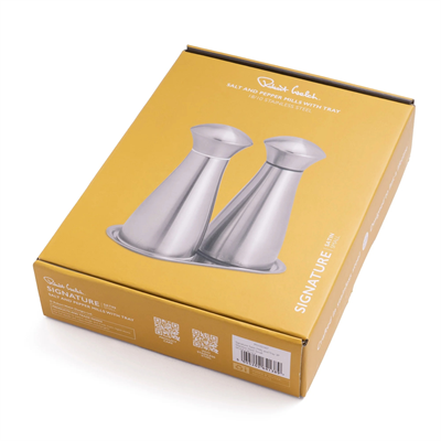 Robert Welch Mat Düz Model Tuzluk Biberlik Set