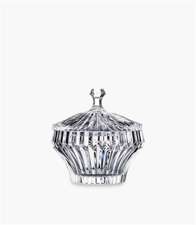 Rogaska Bowl 19 Cm Wıth Cover Crown Jewel