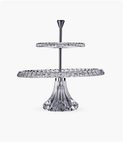Rogaska Etagere - 2-part Crown Jewel