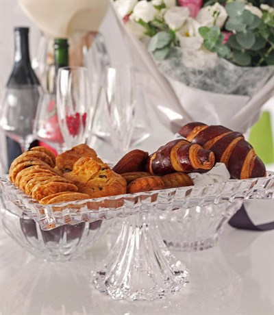 Rogaska Ftd Rectangular Platter Crown Jewel 35*19 Cm