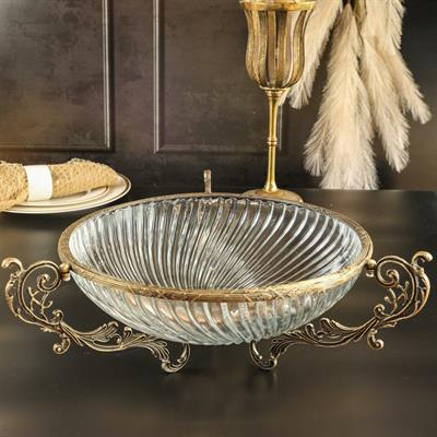 Ryk Yuvarlak 30 Cm Kulplu Salata Kasesi