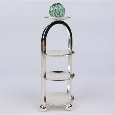 Select Gl 3 Layer Xxs Macaron Stand 16X5 Cm Mor Yeşil