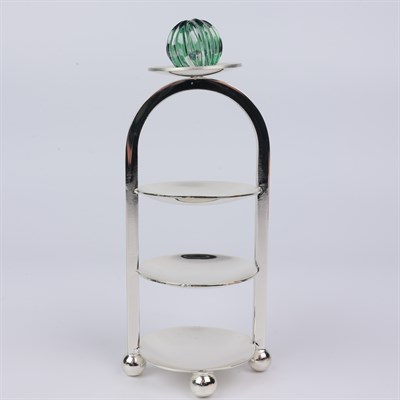 Select Gl 3 Layer Xxs Macaron Stand 16X5 Cm Mor Yeşil