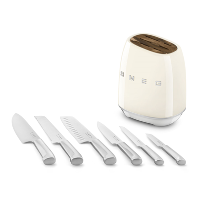 Smeg Bıçak Set Cream