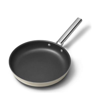 Smeg Cookware 50S Style Krem Tava 28 Cm 4.5Mm Taban Kalınlığı, 2,7Lt