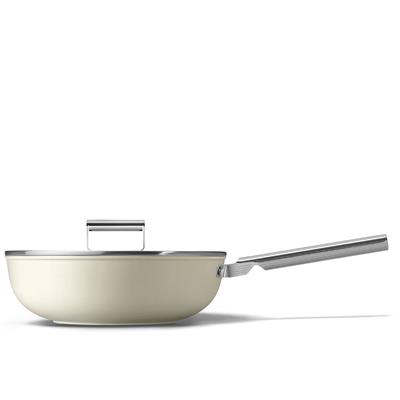 Smeg Cookware 50S Style Krem Tava 30 Cm 4.5Mm Taban Kalınlığı, 2,7Lt