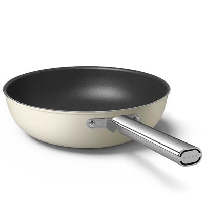 Smeg Cookware 50S Style Krem Tava 30 Cm 4.5Mm Taban Kalınlığı, 2,7Lt