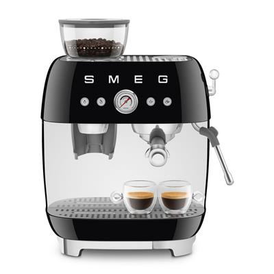 Smeg Egf03Bleu Siyah Öğütücülü Espresso Kahve Makinesi