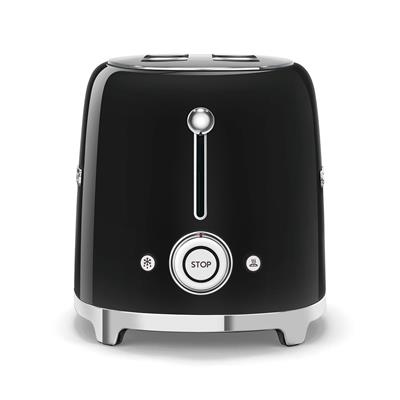 Smeg Tsf01Bleu Siyah 2X1 Ekmek Kızartma
