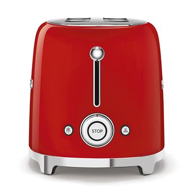 Smeg Tsf02Rdeu Kırmızı 2X2 Ekmek Kızartma