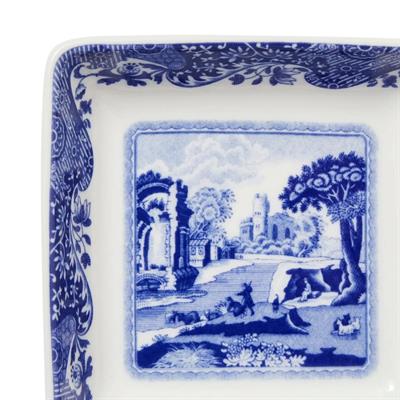 Spode Blue Italıan Kare Tabak 7,5 Cm
