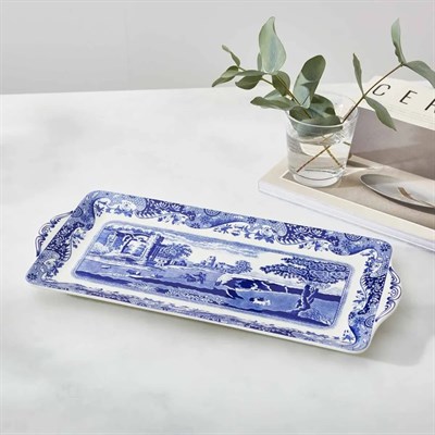 Spode Blue Italıan Sandwich Tepsi 33 Cm