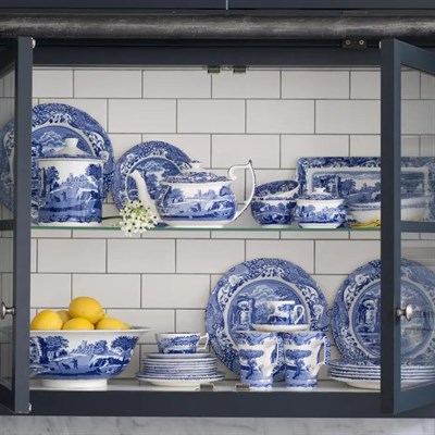 Spode Blue Italıan Servis Tepsi 29 * 20 Cm