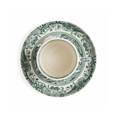 Spode Green Italıan Kahve Fincan+Tabağı