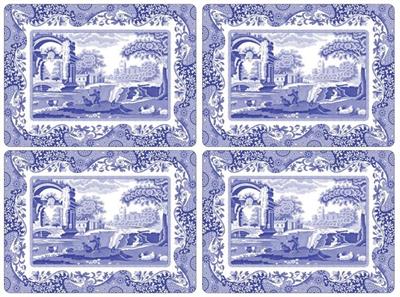 Spode Rw.X0010648337 Blue Italıan Amerikan Servis 4 Lü