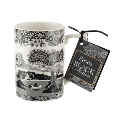 Spode Rw.Bkı.4882 Black Italıan Mug