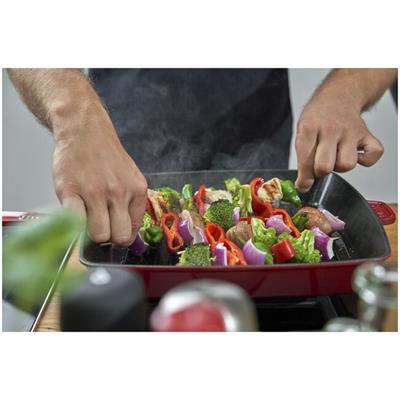 Staub 405011100 Izgara Tava 26Cm Kırmızı