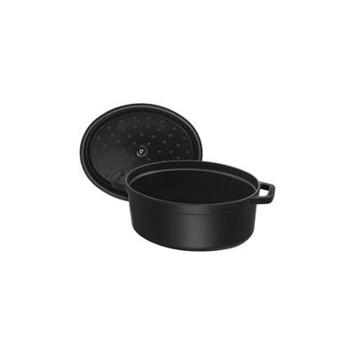 Staub 405093150 Döküm Tencere Oval 29Cm Siyah