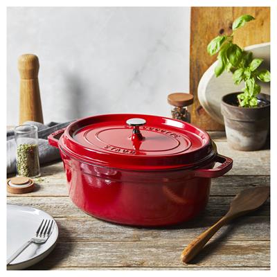 Staub 405098660 Döküm Tencere Oval 31Cm Kiraz