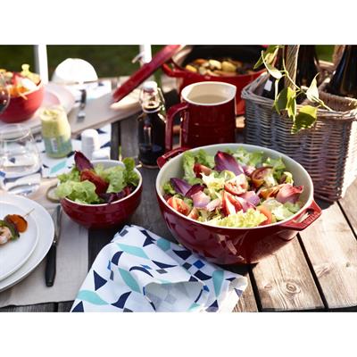 Staub 405107970 Buyuk Servıs Kasesı Kulplu 25Cm Kırmızı