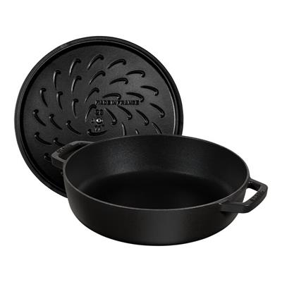Staub 405114730 Saute Pan Chıstera Lıd Round 24 Cm