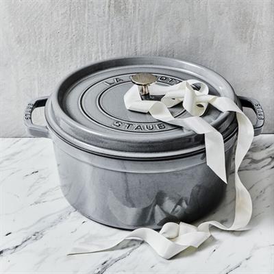 Staub La Cocotte Döküm Tencere Grafit Gri 24 Cm 3,7 L Yuvarlak