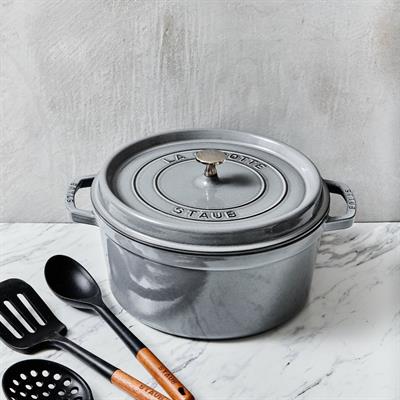 Staub La Cocotte Döküm Tencere Grafit Gri 24 Cm 3,7 L Yuvarlak