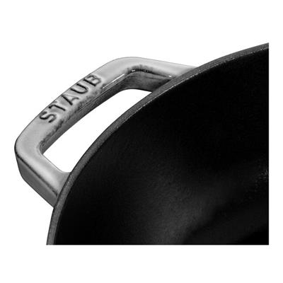 Staub La Cocotte Sote Tenceresi Chistera Döküm Demir 24 Cm Grafit Gri
