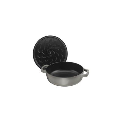 Staub La Cocotte Sote Tenceresi Chistera Döküm Demir 28 Cm Grafit Gri