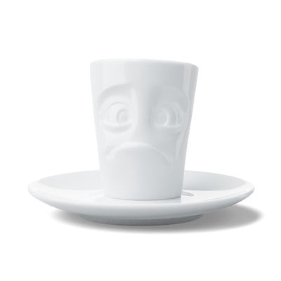 Tassen Baffled Beyaz Kahve Fincanı 80 Ml