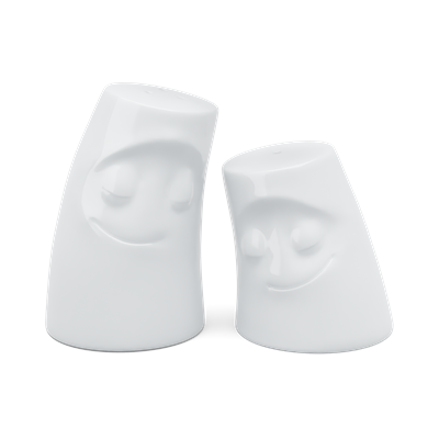 Tassen Cuddly & Cozy Beyaz Tuzluk-biberlik Set