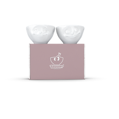 Tassen Dreamy & Happy Beyaz İkili Küçük Kase Set 100 Ml