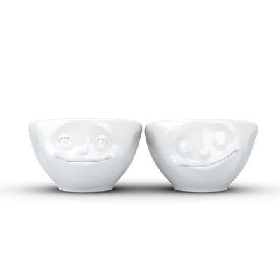 Tassen Dreamy & Happy Beyaz İkili Küçük Kase Set 100 Ml