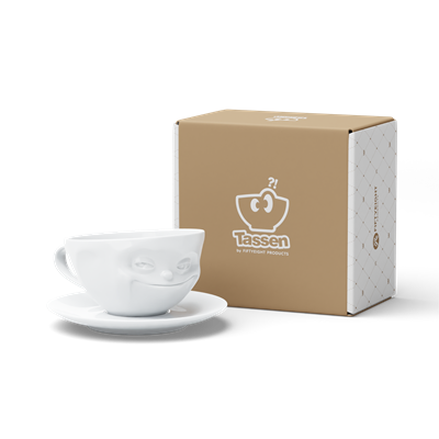 Tassen Grinning Beyaz Çay Fincanı 200 Ml