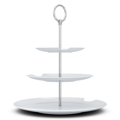 Tassen Katlı Sunumluk Isırıklı Üçlü 15 Cm 20 Cm 28 Cm