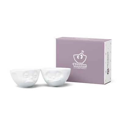 Tassen Tasty & Snoozy Beyaz İkili Kase Set 200 Ml