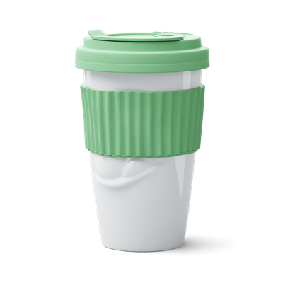 Tassen To Go Yeşil Kupa 400 Ml