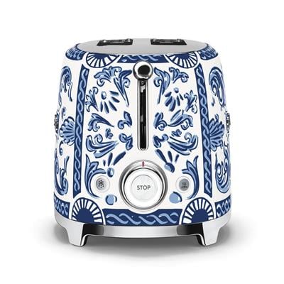 Smeg Tsf01dgbeu Blu Mediterrano Tasarım 2x1 Ekmek Kızartma Makinesi