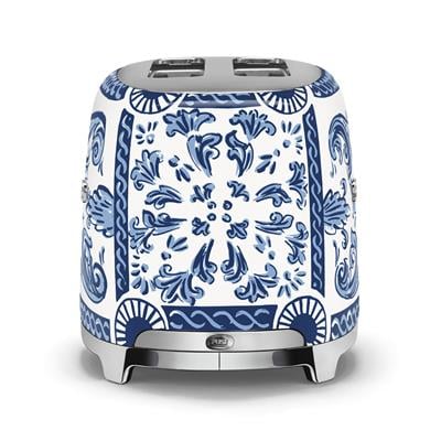 Smeg Tsf01dgbeu Blu Mediterrano Tasarım 2x1 Ekmek Kızartma Makinesi