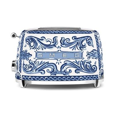 Smeg Tsf01dgbeu Blu Mediterrano Tasarım 2x1 Ekmek Kızartma Makinesi
