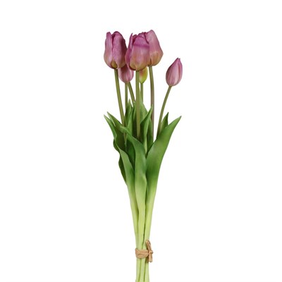 Tulip Spray 46 Cm (lılac)