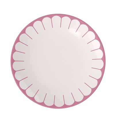Vb Fleur Cassıs - Yemek Tabagı, 26,5 Cm, Pembe