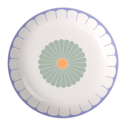 Vb Fleur Couleur - Servıs Kasesı, 38 Cm, 3.4 L, Cok Renklı