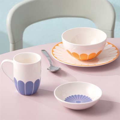 Vb Fleur Soleıl - Komposto/salata Kasesı, 14 Cm, Turuncu