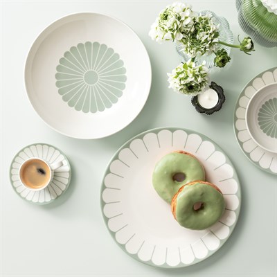 Vb Fleur Vert - Cukur Tabak, 24 Cm, Yesıl