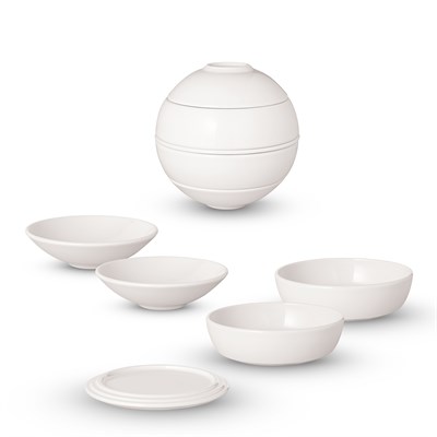 Vb La Boule - Yemek Takımı, Beyaz, Petıte, 5 Parca