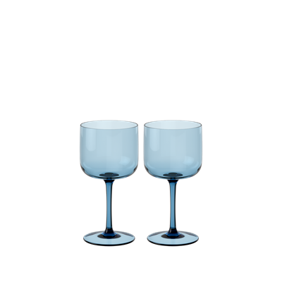 Vb Lıke Ice Kr-k-beyaz Sarap Kadehı, 85 Mm, 2 Lı Set, Mavı