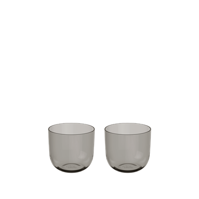 Vb Lıke Smoke Kr-b - Su Bardagı, 200 Mm, 2 Lı Set, Grı
