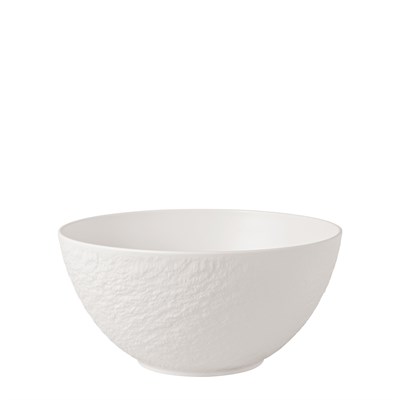 Vb Manufacture Rock Blanc - Salata Servıs Kasesı, 24 Cm, 2.4l