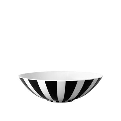 Vb Memphıs Salata Servıs Kasesı 22cm Siyah Beyaz